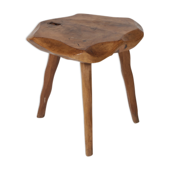 Brutalist tripod stool 1950s