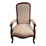 Fauteuil voltaire blanc