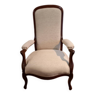 Fauteuil voltaire blanc