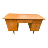 Light wood desk