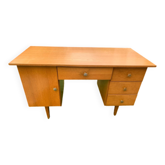 Light wood desk