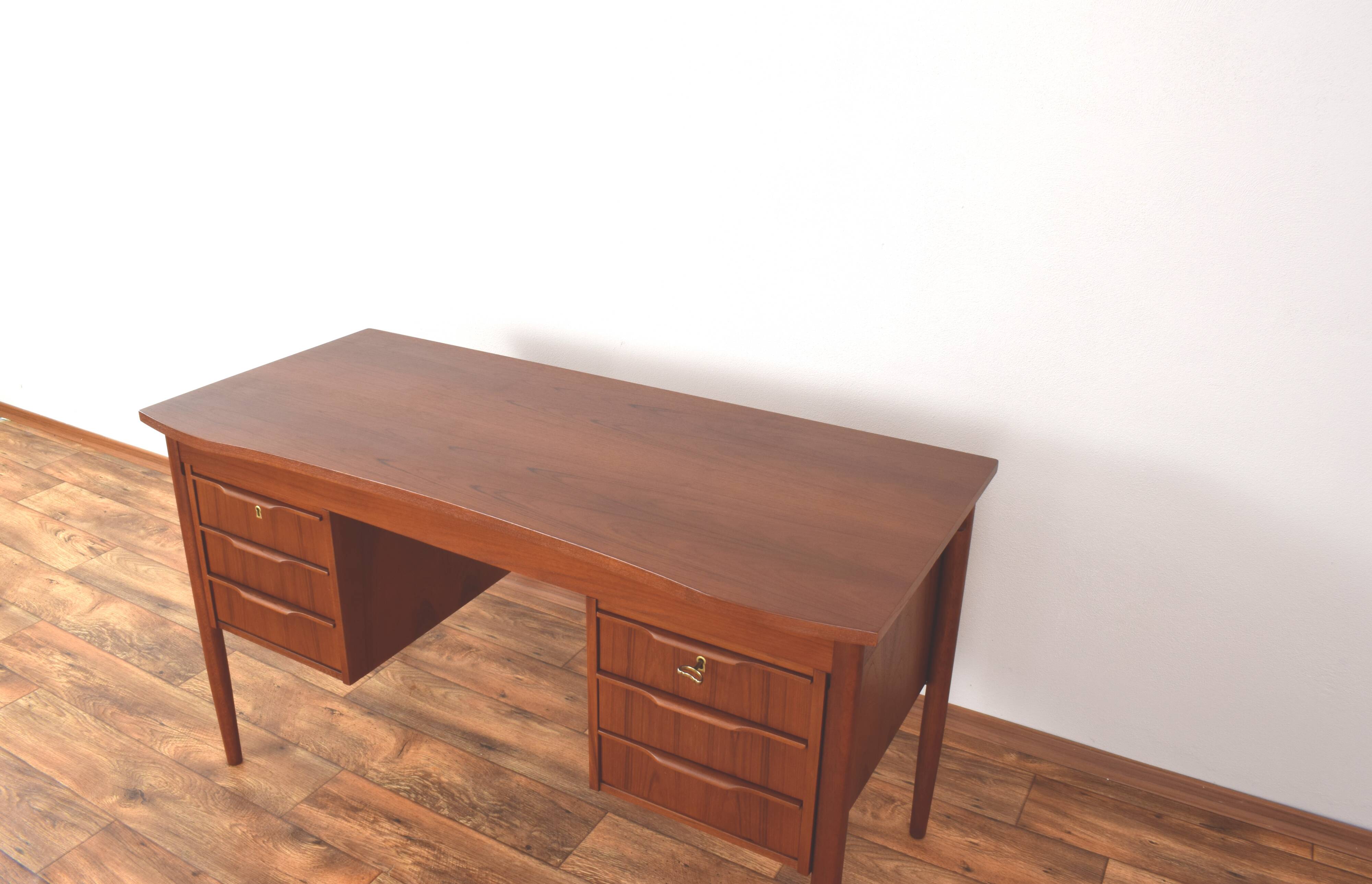 Mid-Century Danish Teak Desk, 1960s.