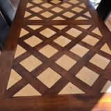 Roche Bobois cherry and Bourgogne tile dining table