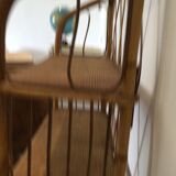 Library shelf in rattan 50s