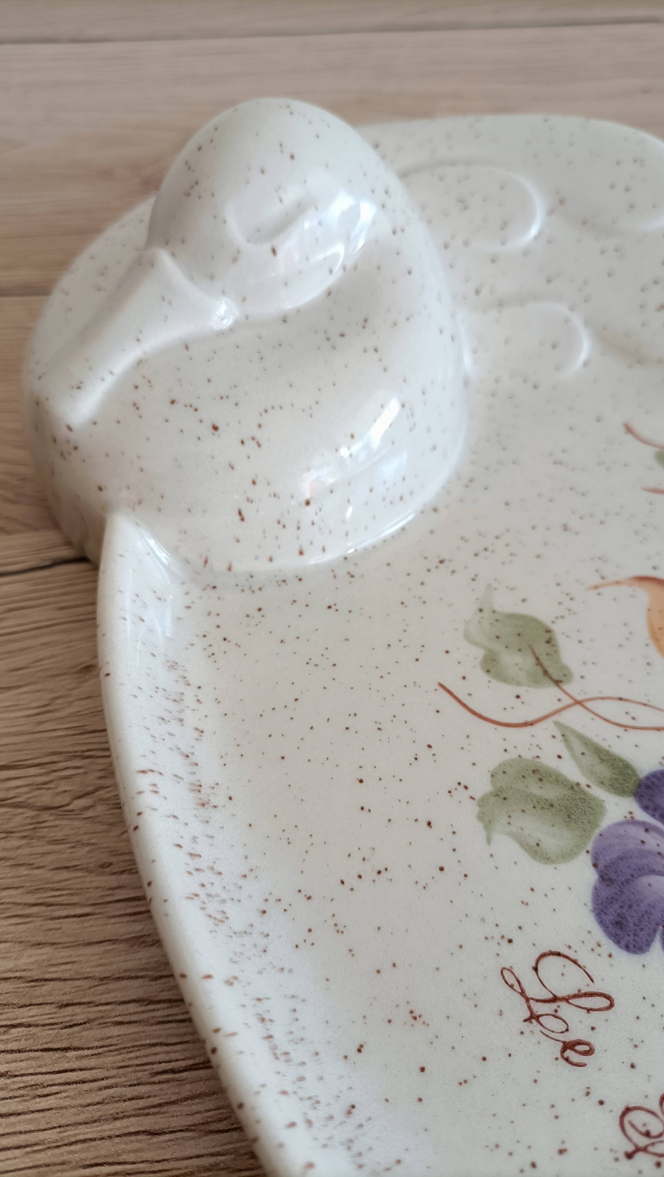 Ceramic foie gras serving dish