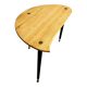 Kidney-Shaped Side Table Produced by Svensk Fur, Sweden, 1970s