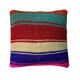 Vintage turkish kilim cushion cover , 40 x 40 cm
