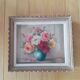 Tableau nature morte bouquet de roses
