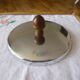 Enameled saucepan with lid 1970s