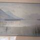 Pastel landscape signed ambroise 1914