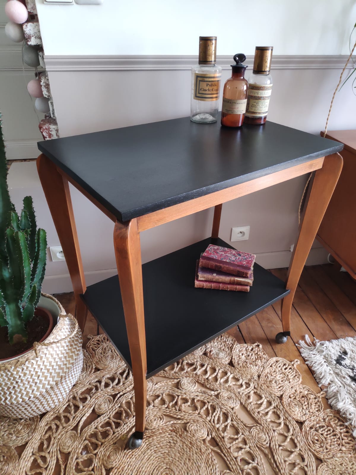 Vintage art deco roulette table