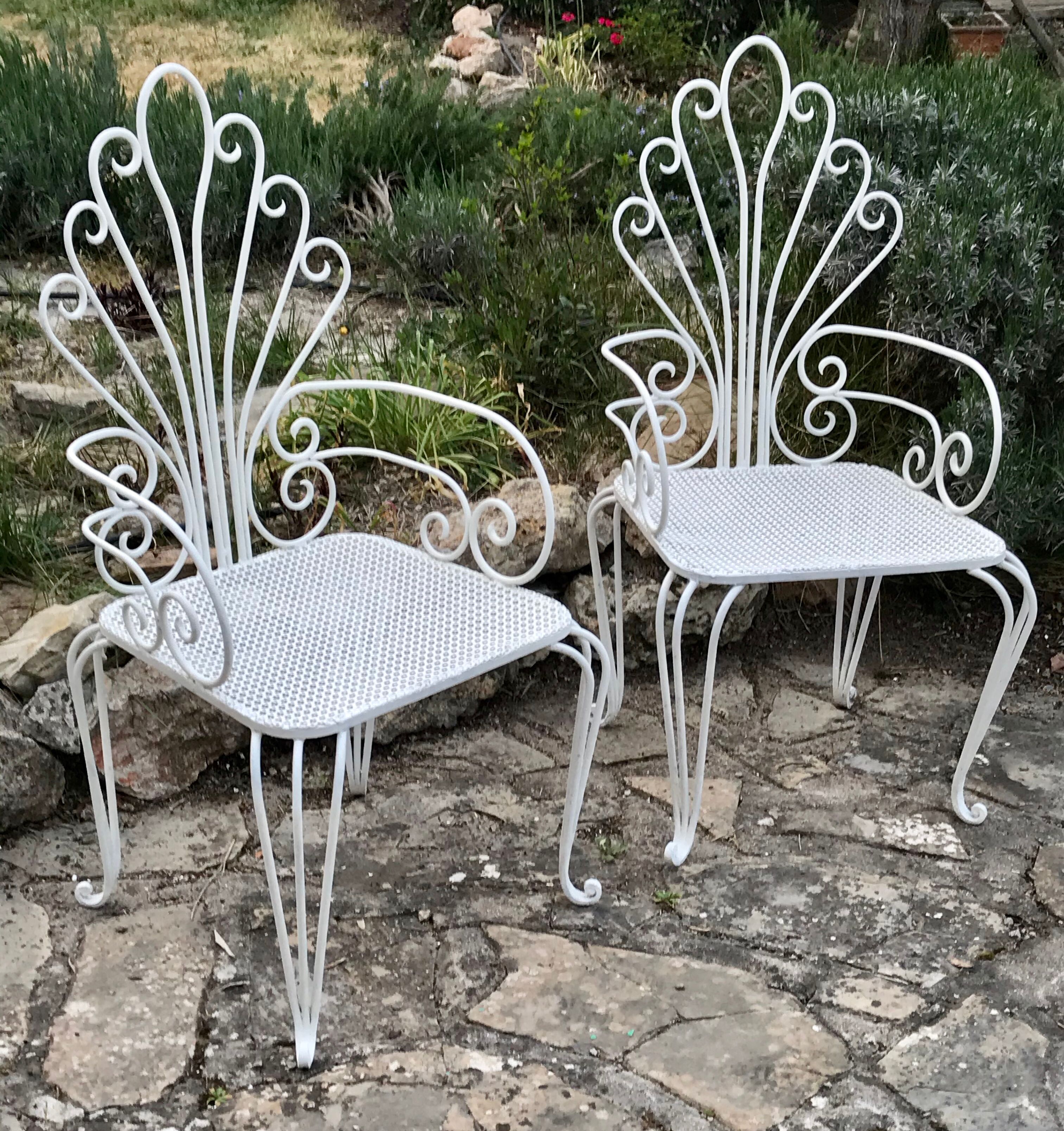 Garden armchairs
