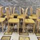 Set of 12 80s bistro chairs