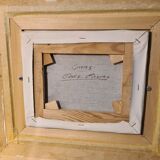 Painting by Perez Enero signed Still Lifes, H49x55 Superb framing very rare, because to paint