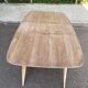 Renovated Scandinavian extendable dining table in teak and veneer from 1980.