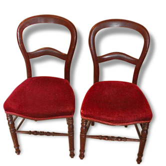 Set of 2 chairs Velvet