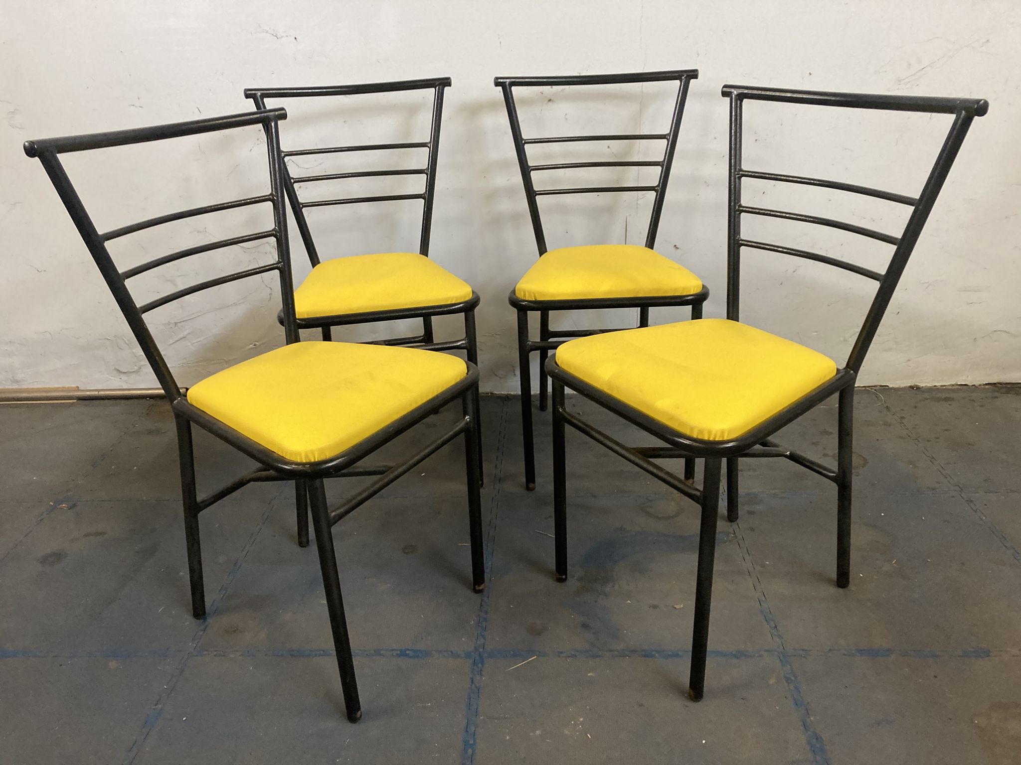 Vintage set of 4 designer chairs