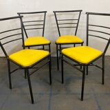 Vintage set of 4 designer chairs