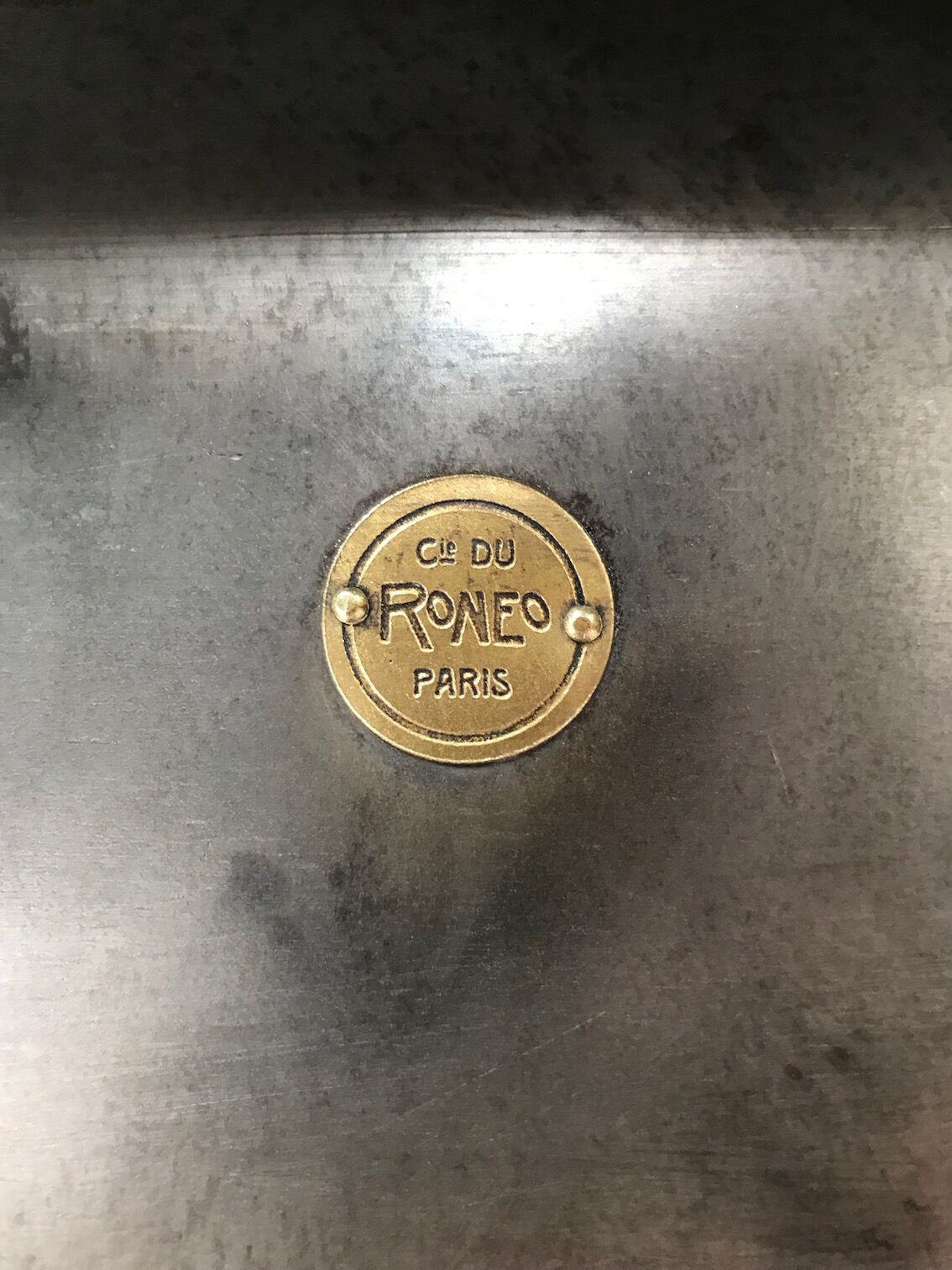 Industrial office Roneo in raw metal