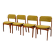 4 chaises de salle à manger | Erik Buch | Modèle 49 | Palissandre | Rembourrées