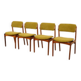 4 x dining chairs | Erik Buch | Model 49 | Rosewood | Reupholstered