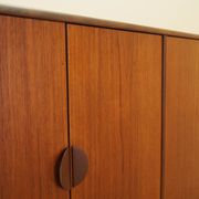 Teak highboard, Danish design, 1960s, made in Denmark