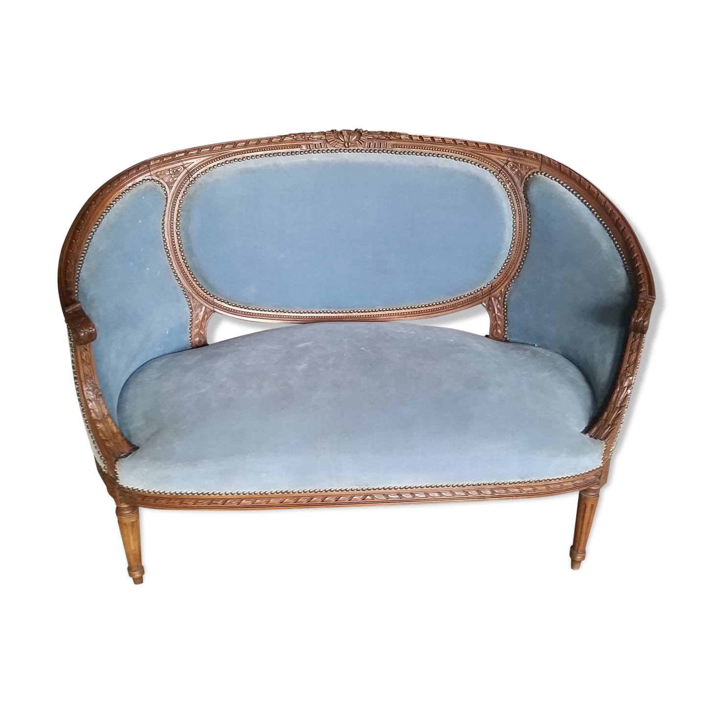 Louis XVI curved bench