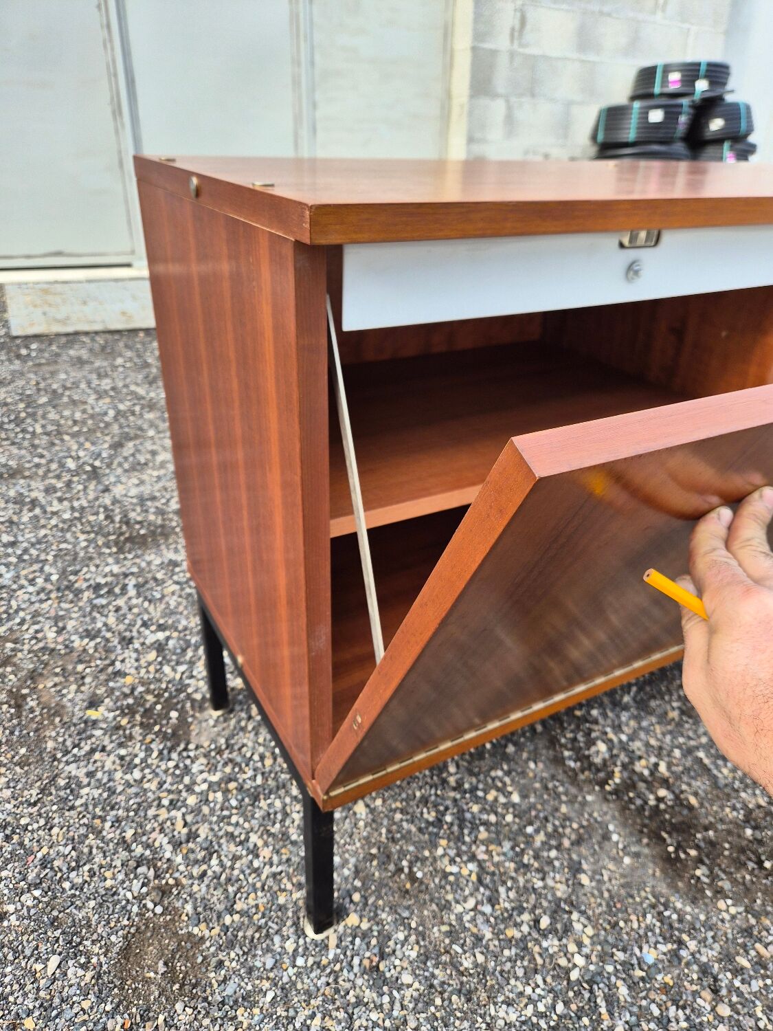 Buffet bar enfilade moderniste Paolozzi Monopoly vintage années 60