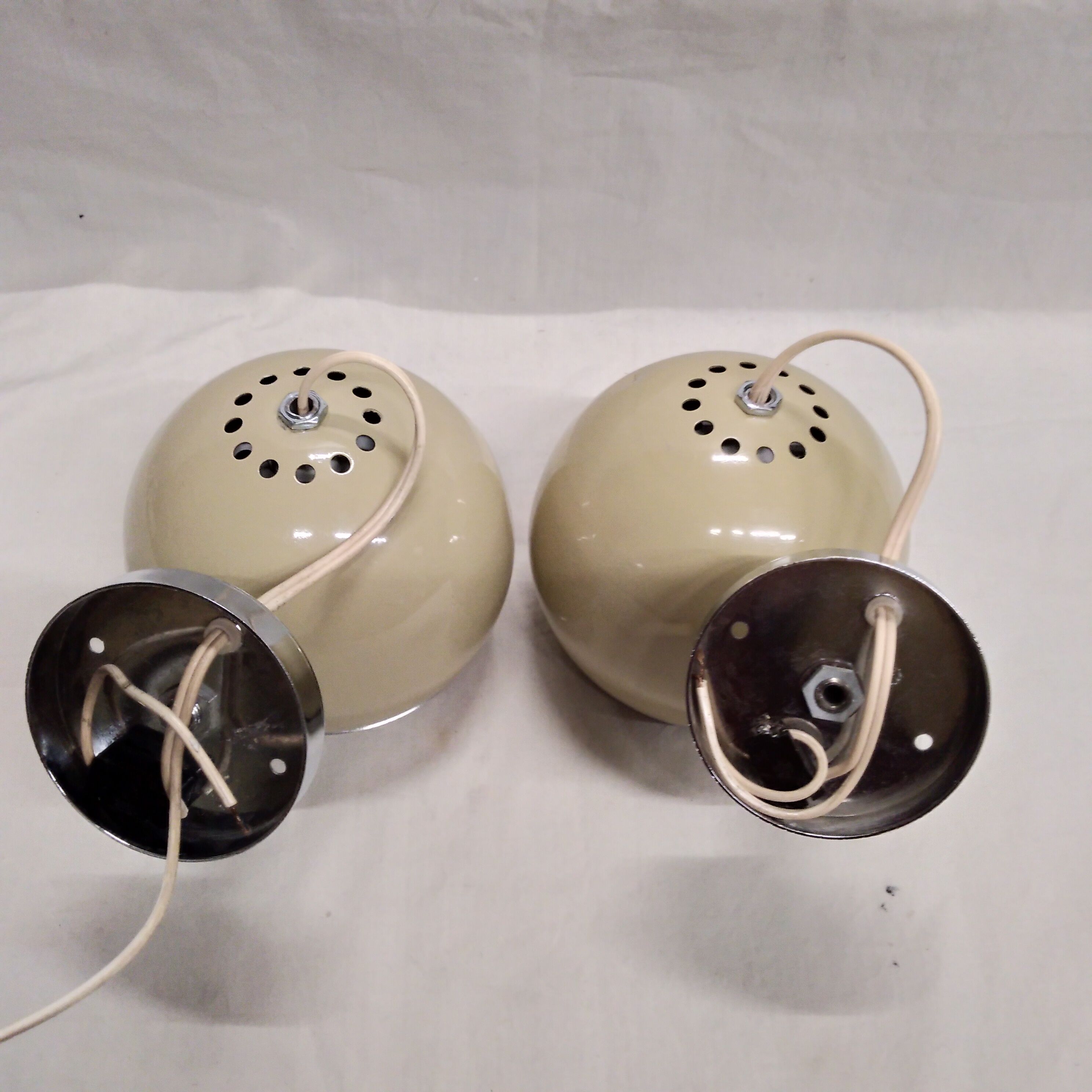 Pair of eyeball wall light  1950