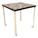 Vintage Modernist Mosaic Ceramic and Steel Side Table, 1950s
