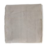 White cotton tablecloth
