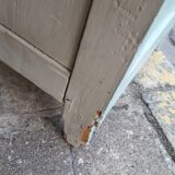 Pastel and wood confectionery Parisian buffet