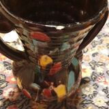 Vase with vintage handles