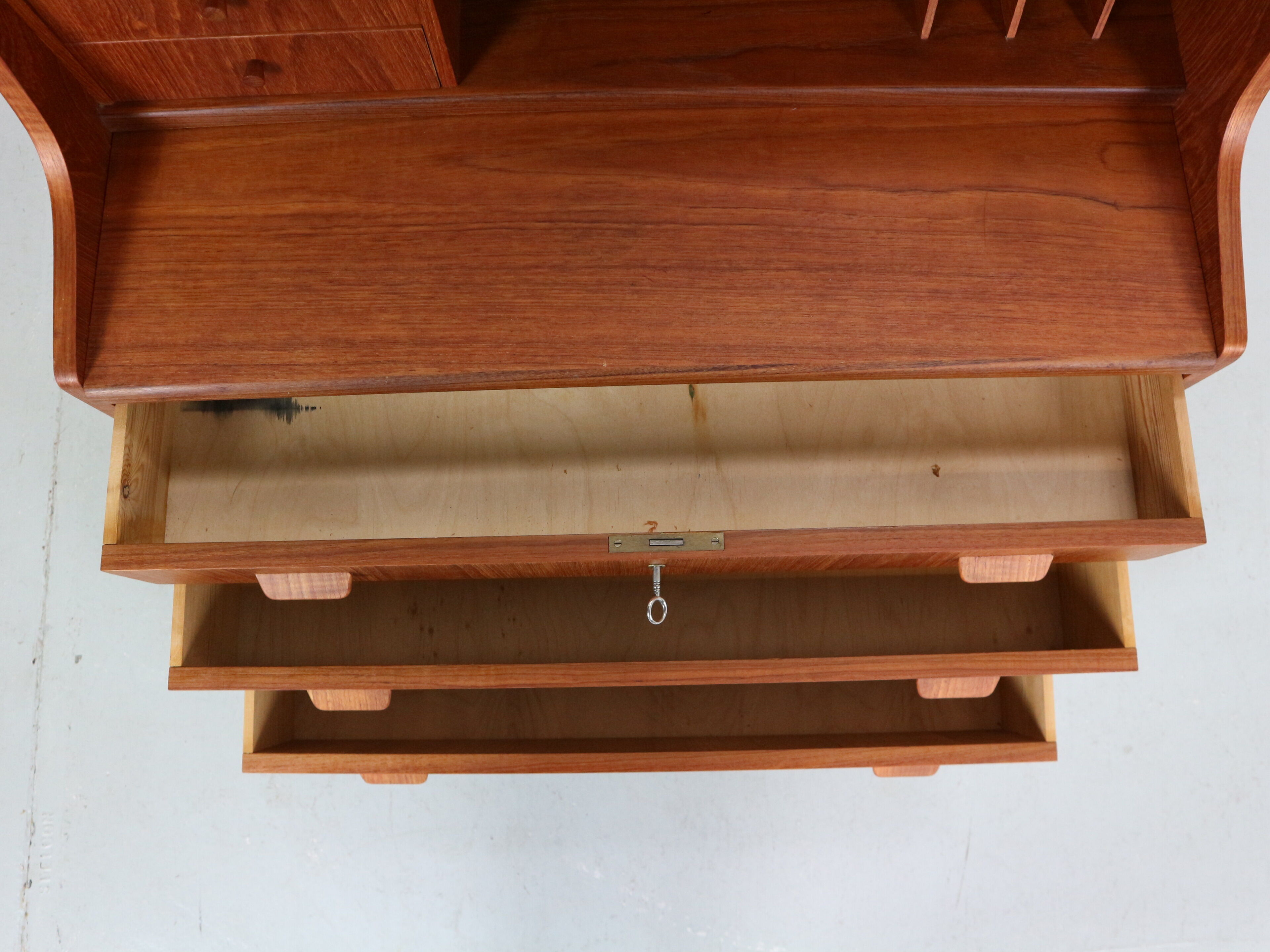 Mid- Century modern teak secretary- cabinet, 1960 Denmark