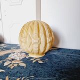 Abat-jour en verre pour lampe Art Déco authentique des années 30-40
