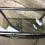 Bamboo-style metal design shelf