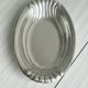 Light silver metal bread basket