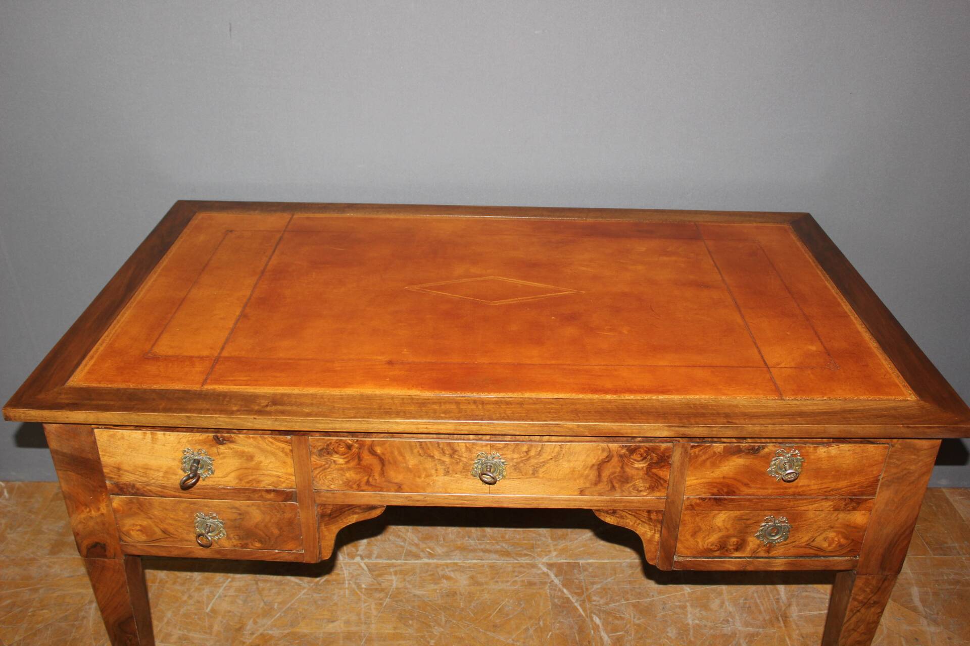Walnut Restoration Desk 19th Century