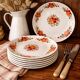 Lot of 6 vintage plates - Moulin des Loups