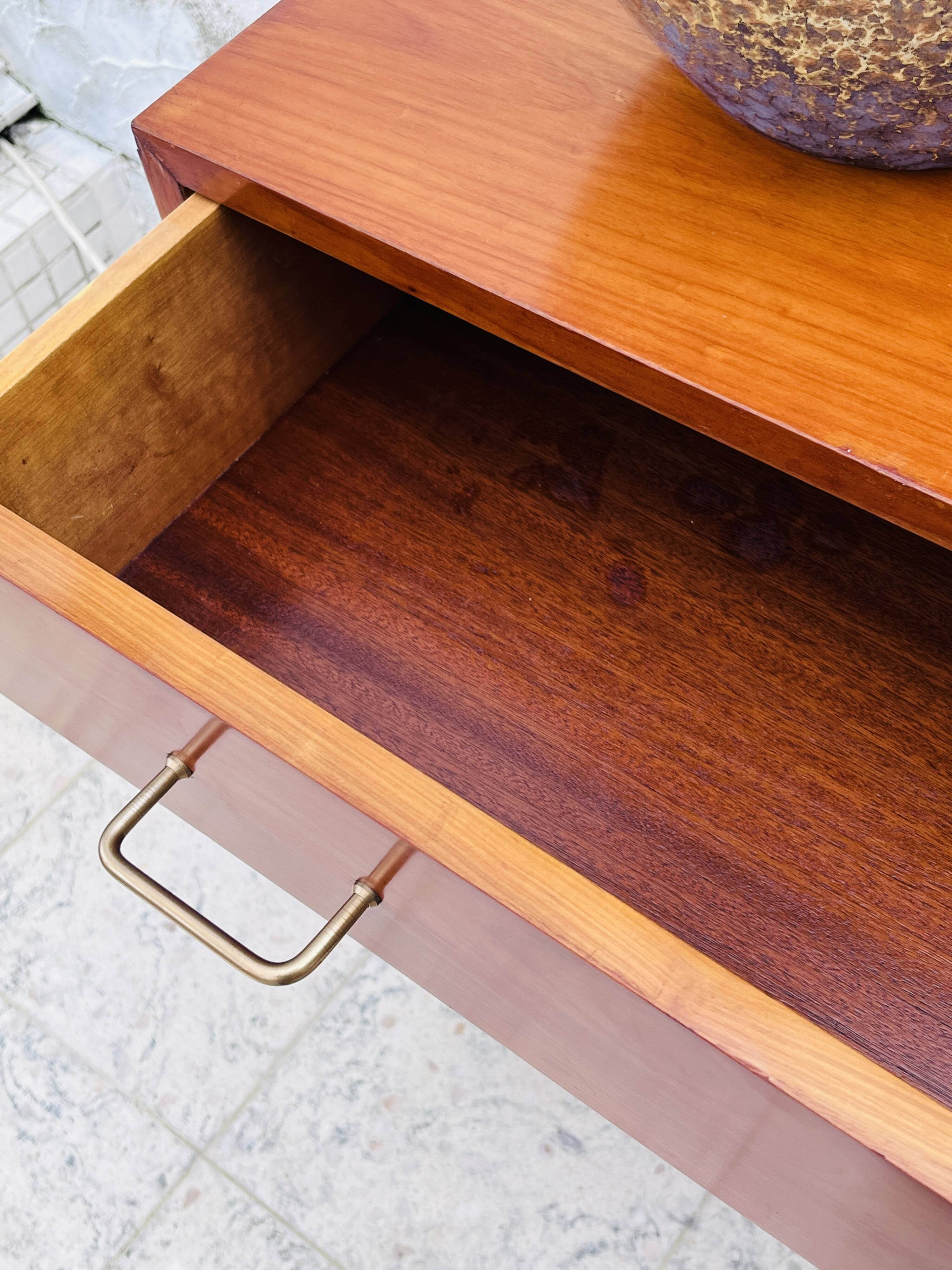 Teak chest of drawers