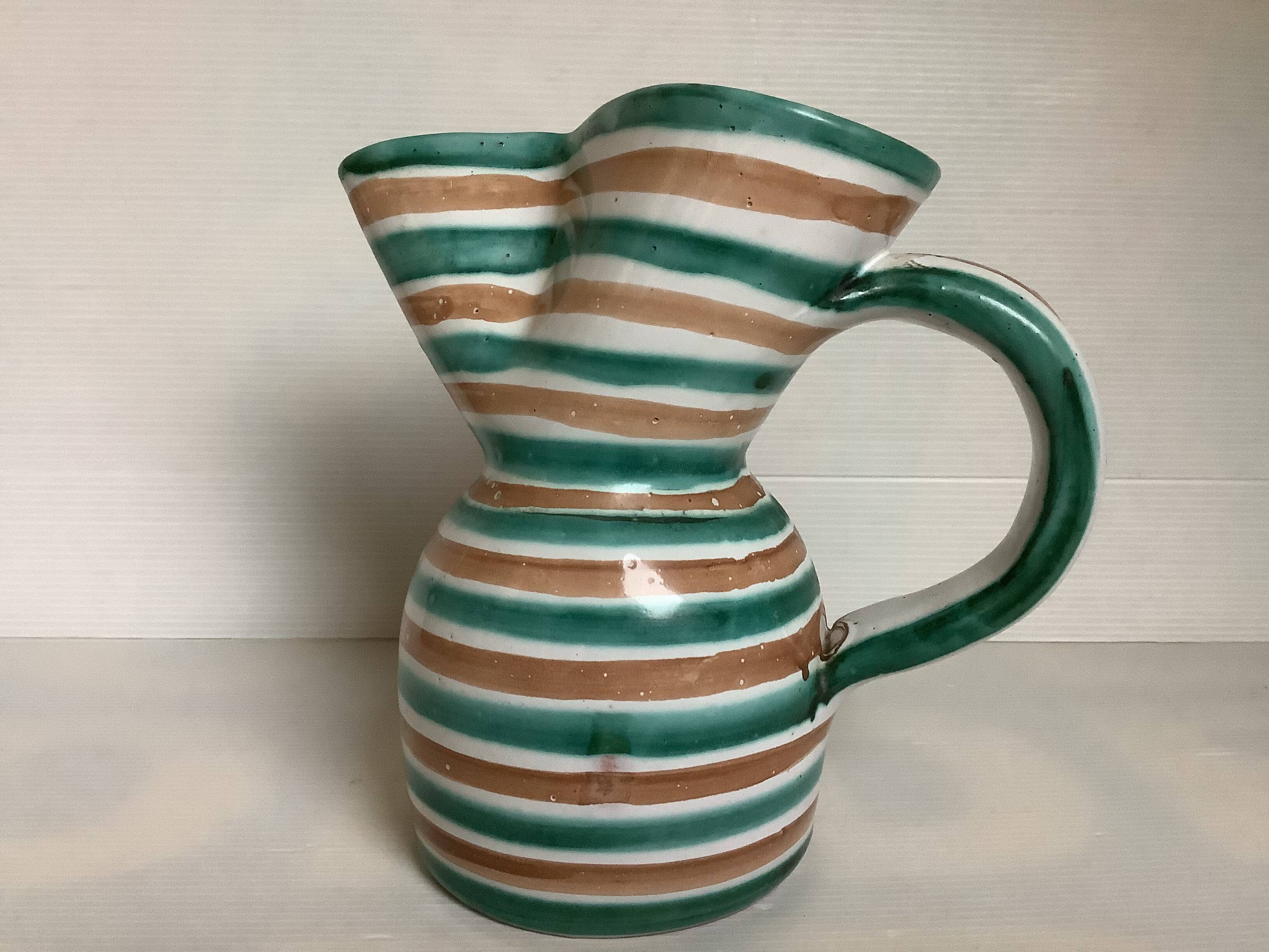 Robert Picault ceramic pitcher