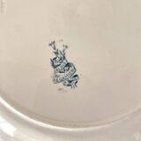 Set of ironstone dishes Salins France Régamier