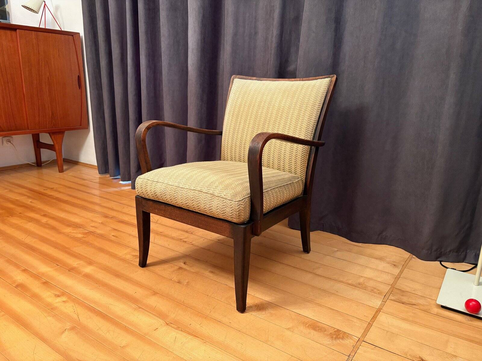 Vintage German armchair by Wilhelm Knoll, 1950s