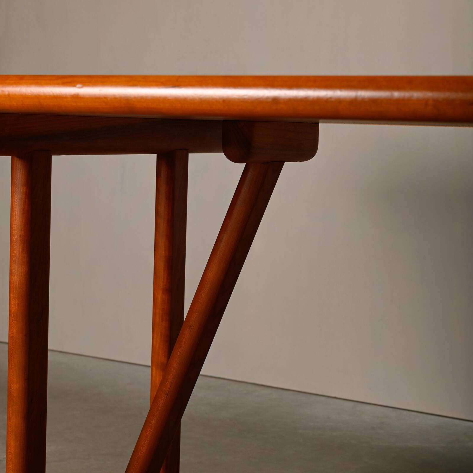 Søren Holst Shaker Dining Table or Desk in solid Cherry Wood, Denmark