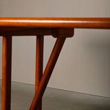 Søren Holst Shaker Dining Table or Desk in solid Cherry Wood, Denmark