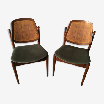 Pair of chairs Arne Vodder by France and Son