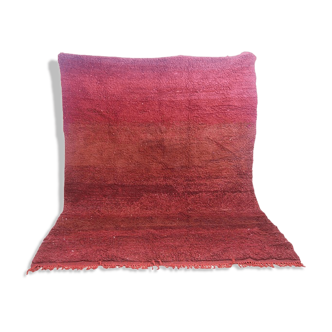 Tapis berbère rouge 291 x 203  cm