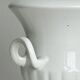 Médicis cache-pot vase in white porcelain
