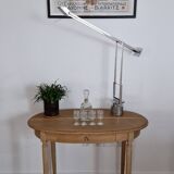 Louis XVI style oak desk console table