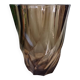 Twisted glass vase